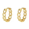 Huggie Ohrringe | Hey Happiness Infinite Glieder Huggie Ohrringe 585 Gold