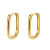 Huggie Ohrringe | Hey Happiness Infinity Ovale Huggie Ohrringe 585 Gold