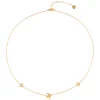 Filigrane Ketten | Hey Happiness Kette Fliegende Vögel in farbe Gold