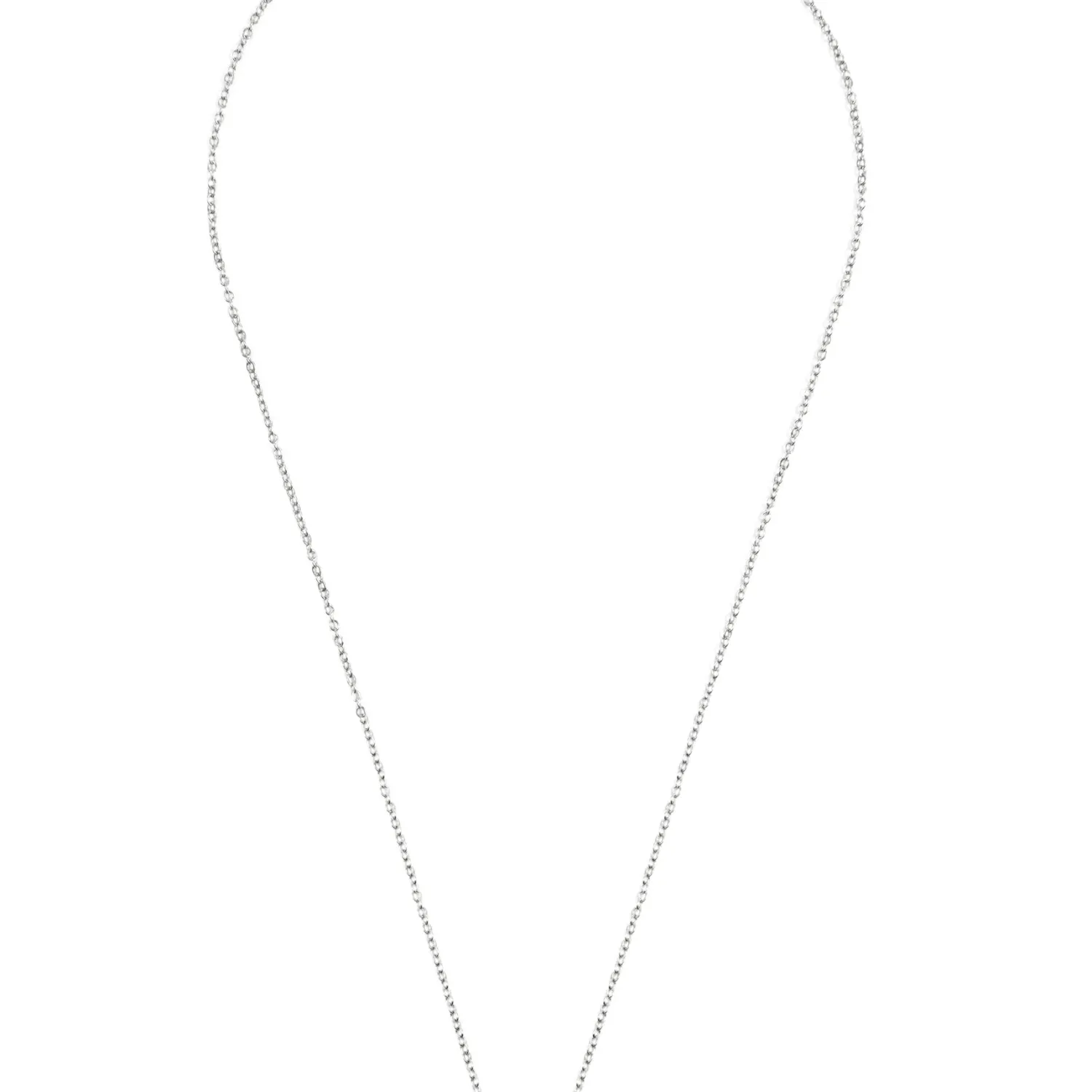 Filigrane Ketten | Hey Happiness Kette Liebe Herz Anhänger in Silberfarbe Silver
