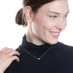Filigrane Ketten | Hey Happiness Kette mit Herz Anhänger in Gold