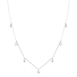 Filigrane Ketten | Hey Happiness Kette mit Herzchen Sterlingsilber Silver