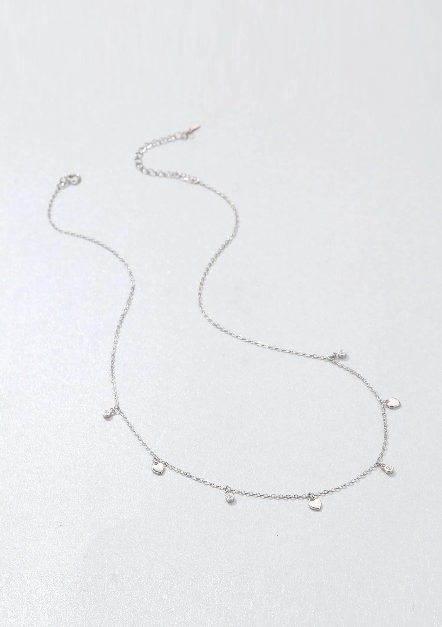 Filigrane Ketten | Hey Happiness Kette mit Herzchen Sterlingsilber Silver