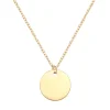 Filigrane Ketten | Hey Happiness Kette mit Kreis in farbe Gold