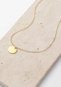 Filigrane Ketten | Hey Happiness Kette mit Kreis in farbe Gold