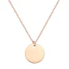 Filigrane Ketten | Hey Happiness Kette mit Kreis in Rosegold Rose Gold