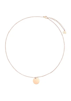 Filigrane Ketten | Hey Happiness Kette mit Kreis in Rosegold Rose Gold