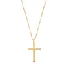 Filigrane Ketten | Hey Happiness Kette mit Kreuz Anhänger in farbe Gold