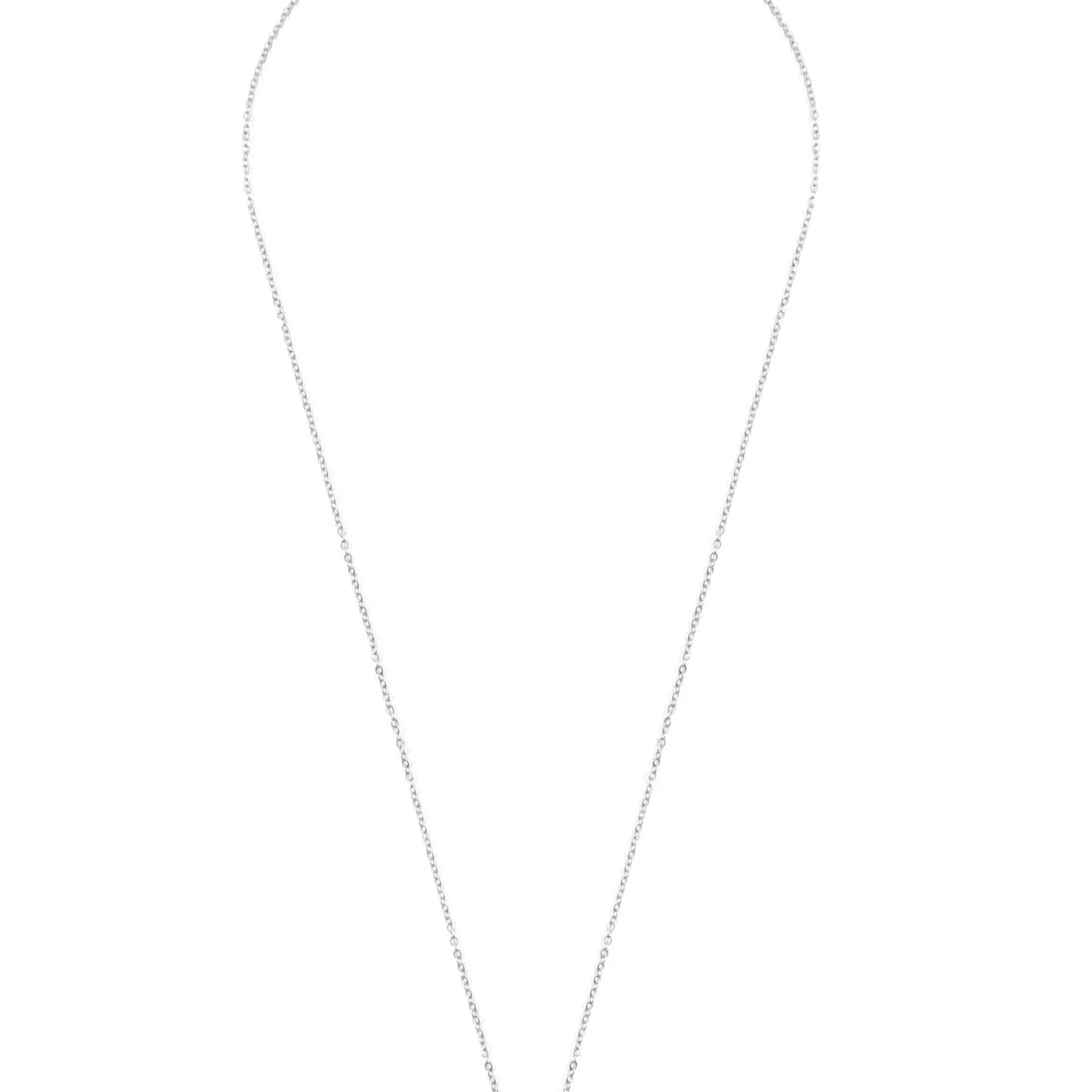 Filigrane Ketten | Hey Happiness Kette mit Kreuz Anhänger in Silberfarbe Silver