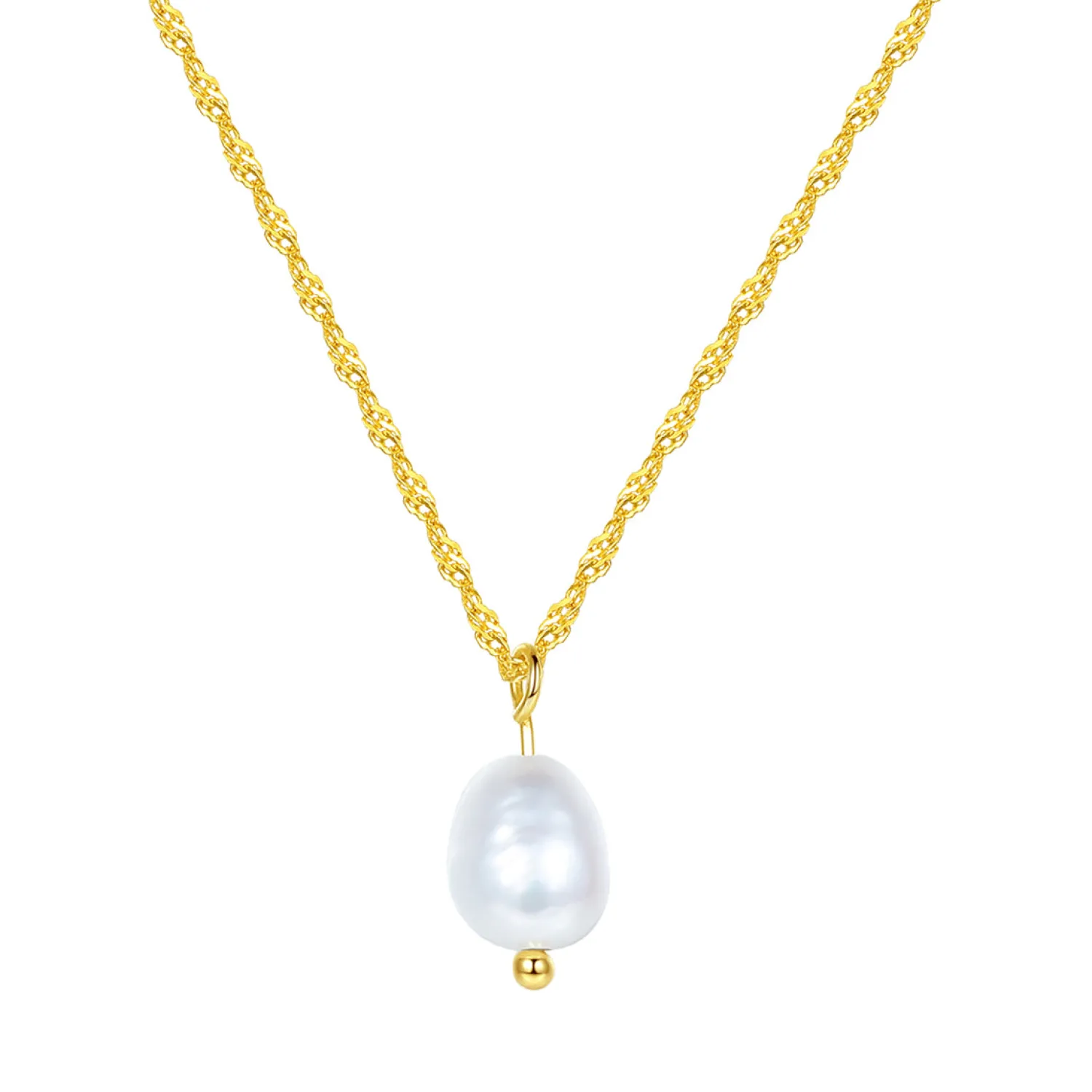 Perlenketten | Filigrane Ketten | Hey Happiness Kette mit Perle Sterlingsilber