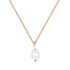 Perlenketten | Filigrane Ketten | Hey Happiness Kette mit Perle Sterlingsilber