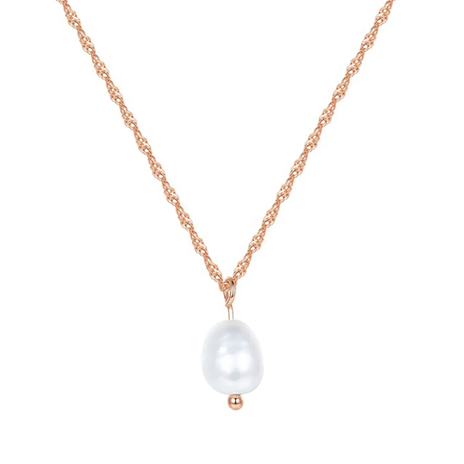 Perlenketten | Filigrane Ketten | Hey Happiness Kette mit Perle Sterlingsilber