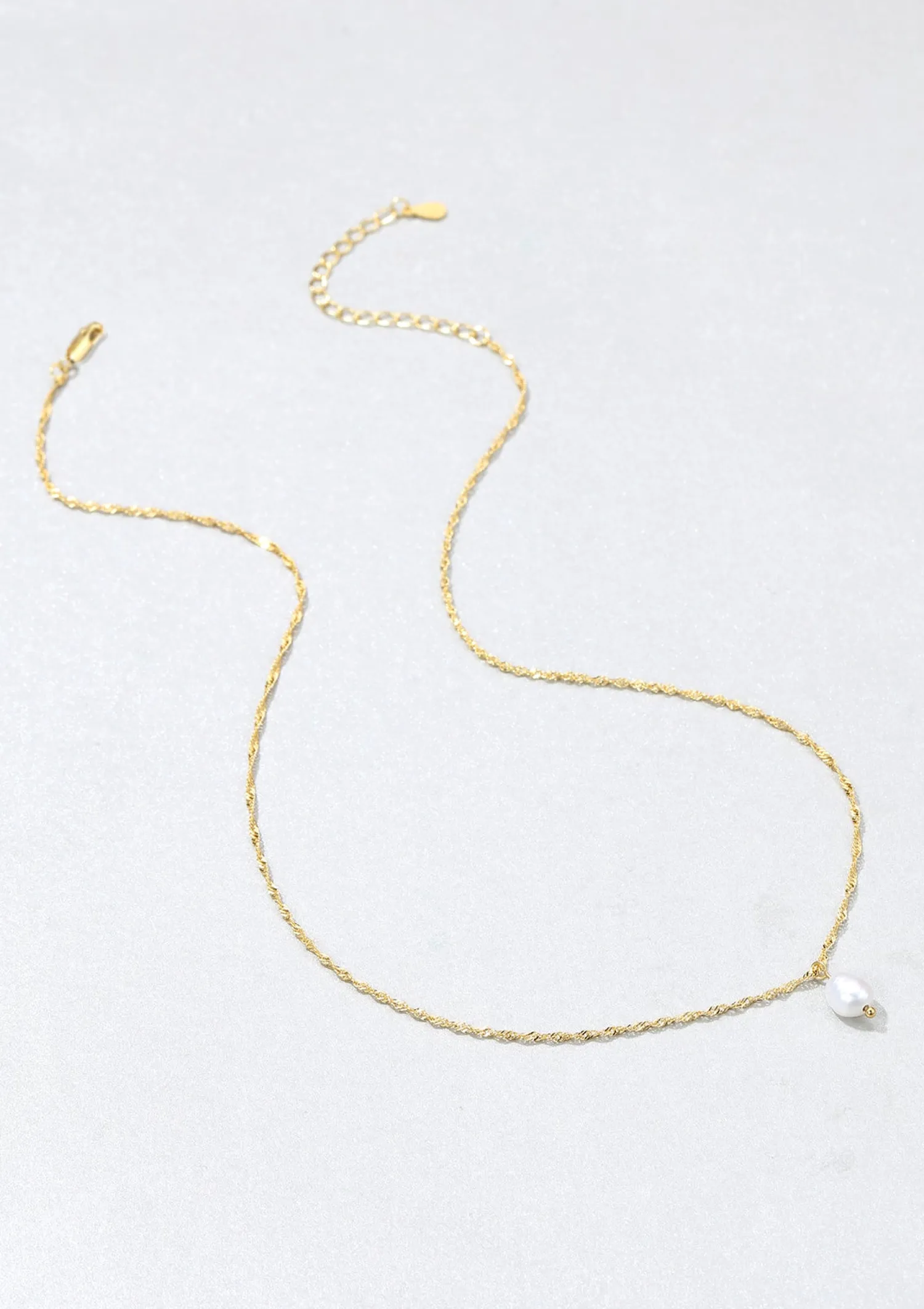 Perlenketten | Filigrane Ketten | Hey Happiness Kette mit Perle Sterlingsilber