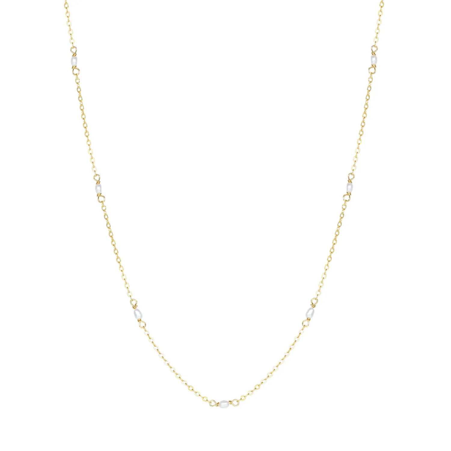 Perlenketten | Filigrane Ketten | Hey Happiness Kette Perlen Sterlingsilber