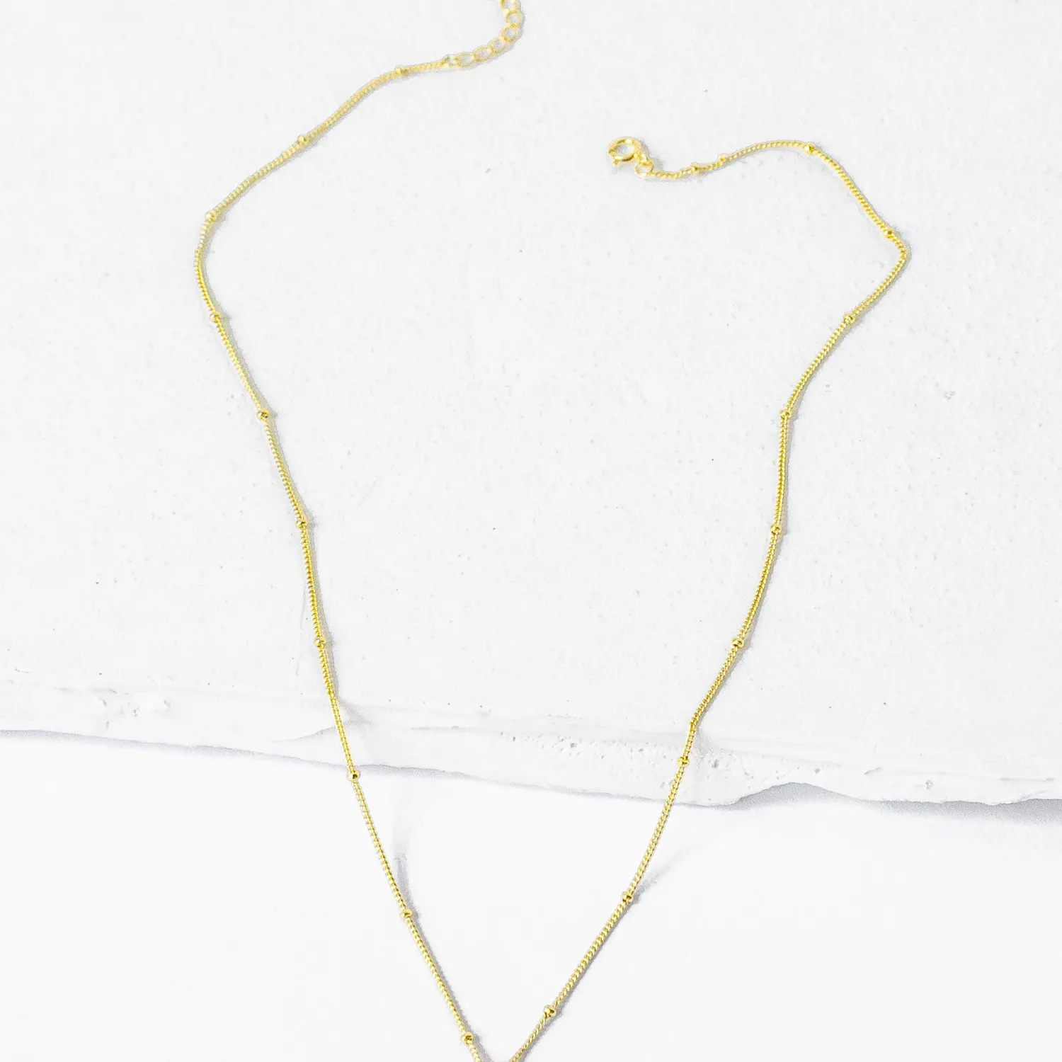 Filigrane Ketten | Hey Happiness Kette Yin Yang Anhänger Sterlingsilber in Gold