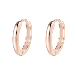 Creolen | Hey Happiness Klassische Chunky Creolen Sterlingsilber in Gold