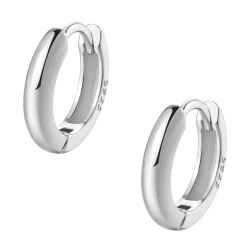 Huggie Ohrringe | Creolen | Hey Happiness Klassische Huggies Creolen Sterlingsilber in Gold