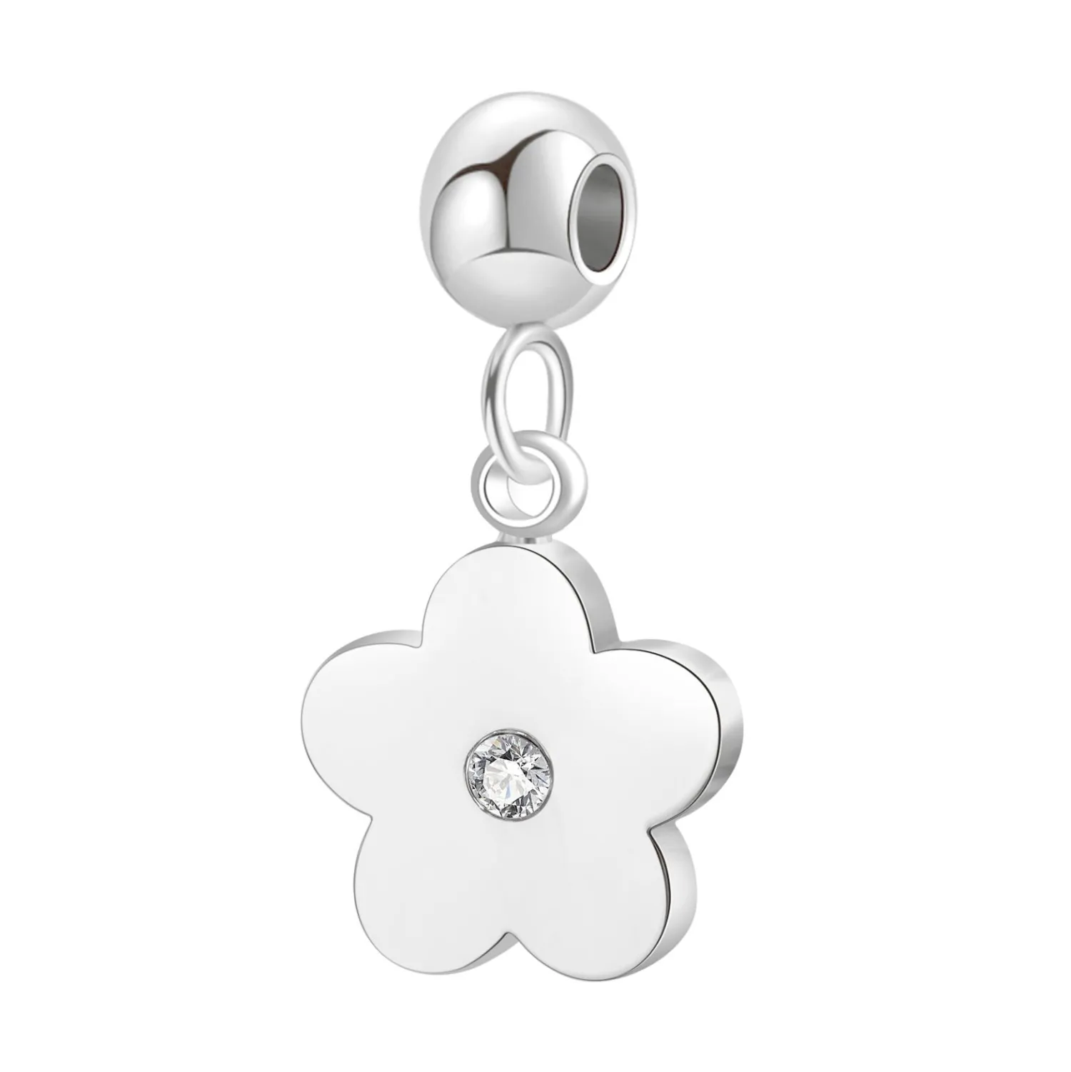 Anhänger | Hey Happiness Kleiner Zirkonia Anhänger Blume Gold