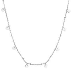 Filigrane Ketten | Hey Happiness Kreis Kette Silber Silver