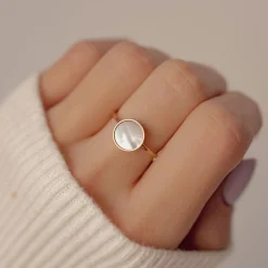 Auffällige Ringe | Hey Happiness Kreis Ring Rosegold