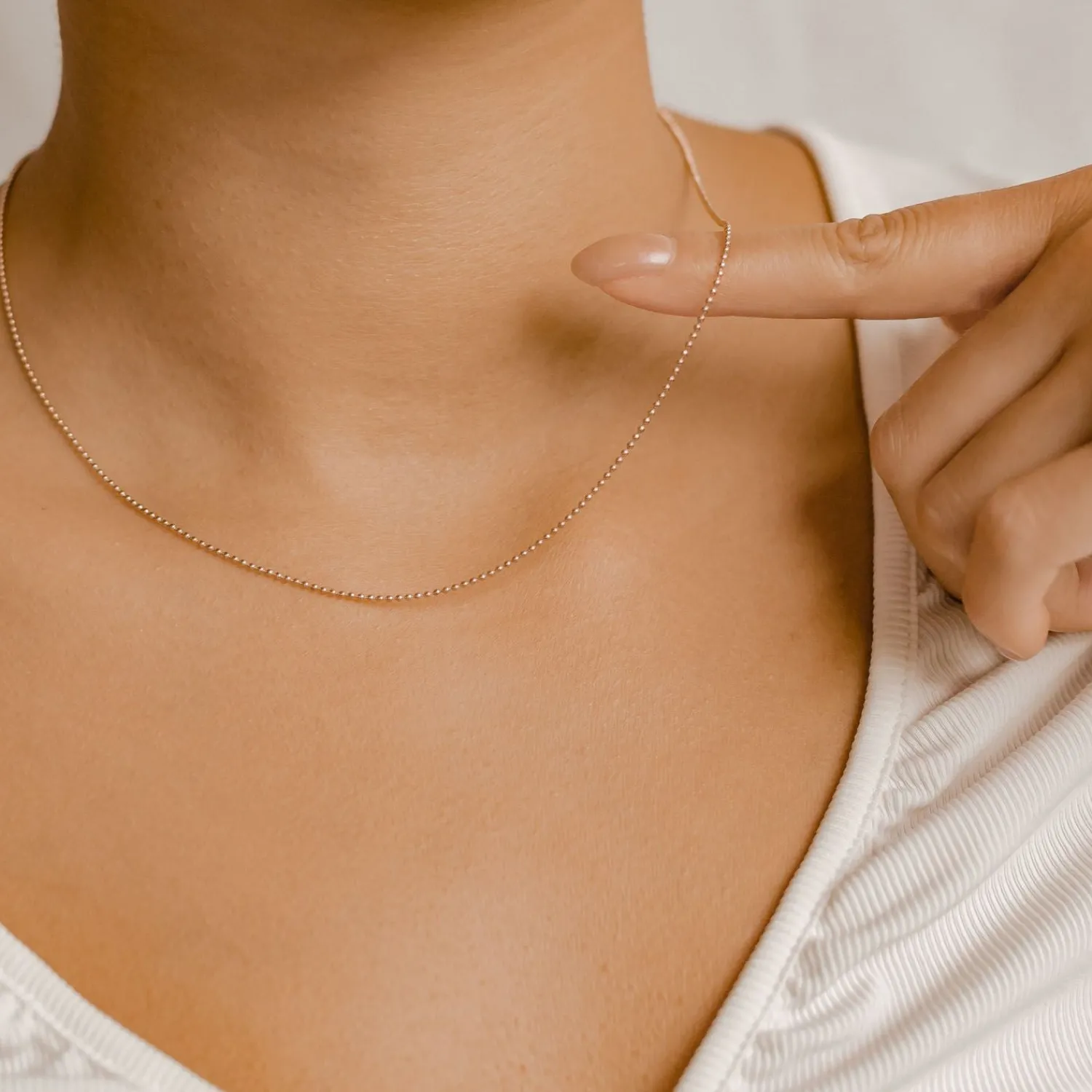 Filigrane Ketten | Hey Happiness Kugelkette in Rosegold Rose Gold