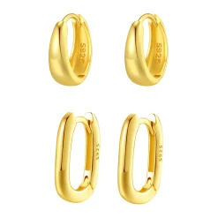 Earring Stack Sets | Creolen | Hey Happiness Kuppel Creolen Ohrringe Sets