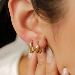 Earring Stack Sets | Creolen | Hey Happiness Kuppel Creolen Ohrringe Sets