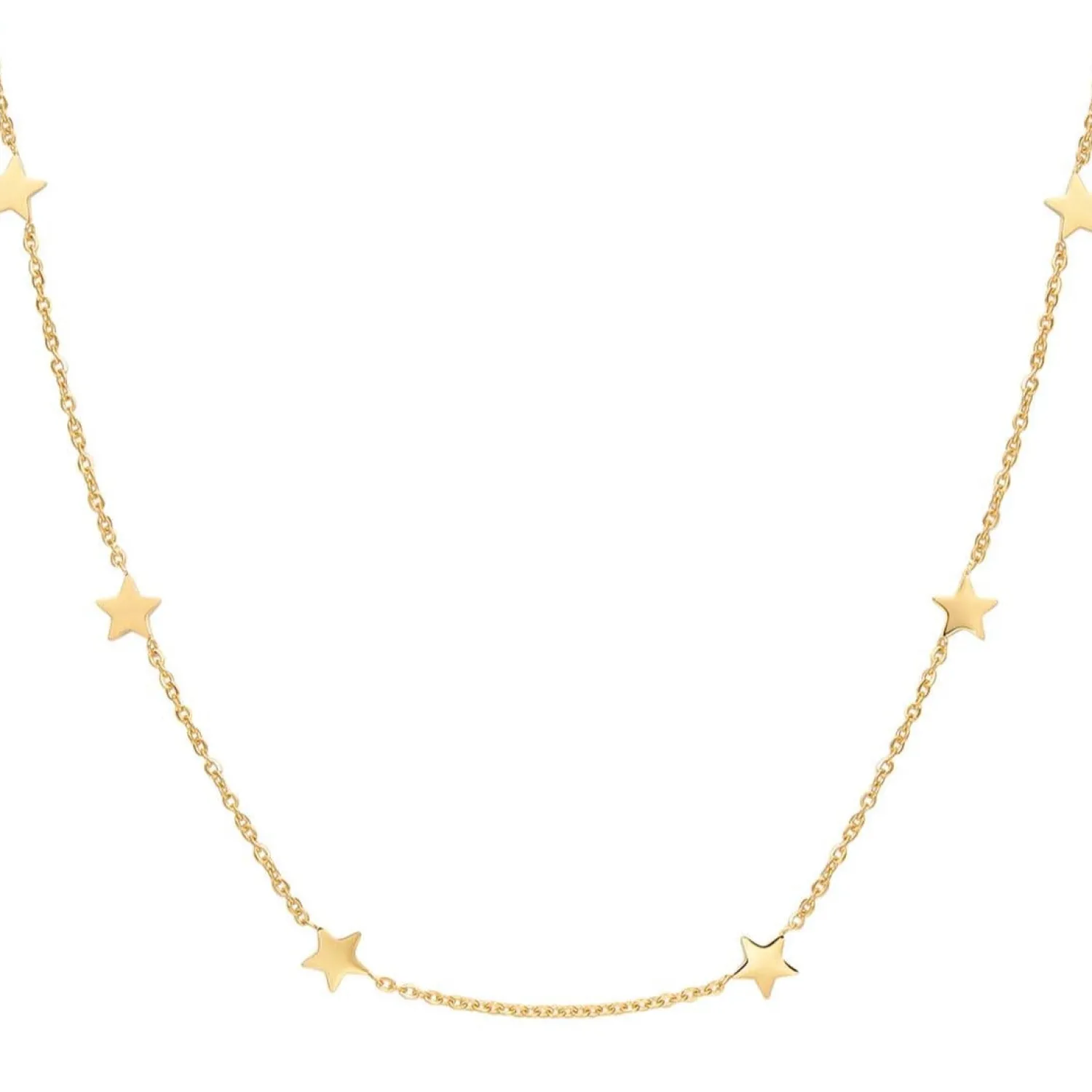 Necklace Sets | Hey Happiness Layering Ketten Sterne und Mond in Gold