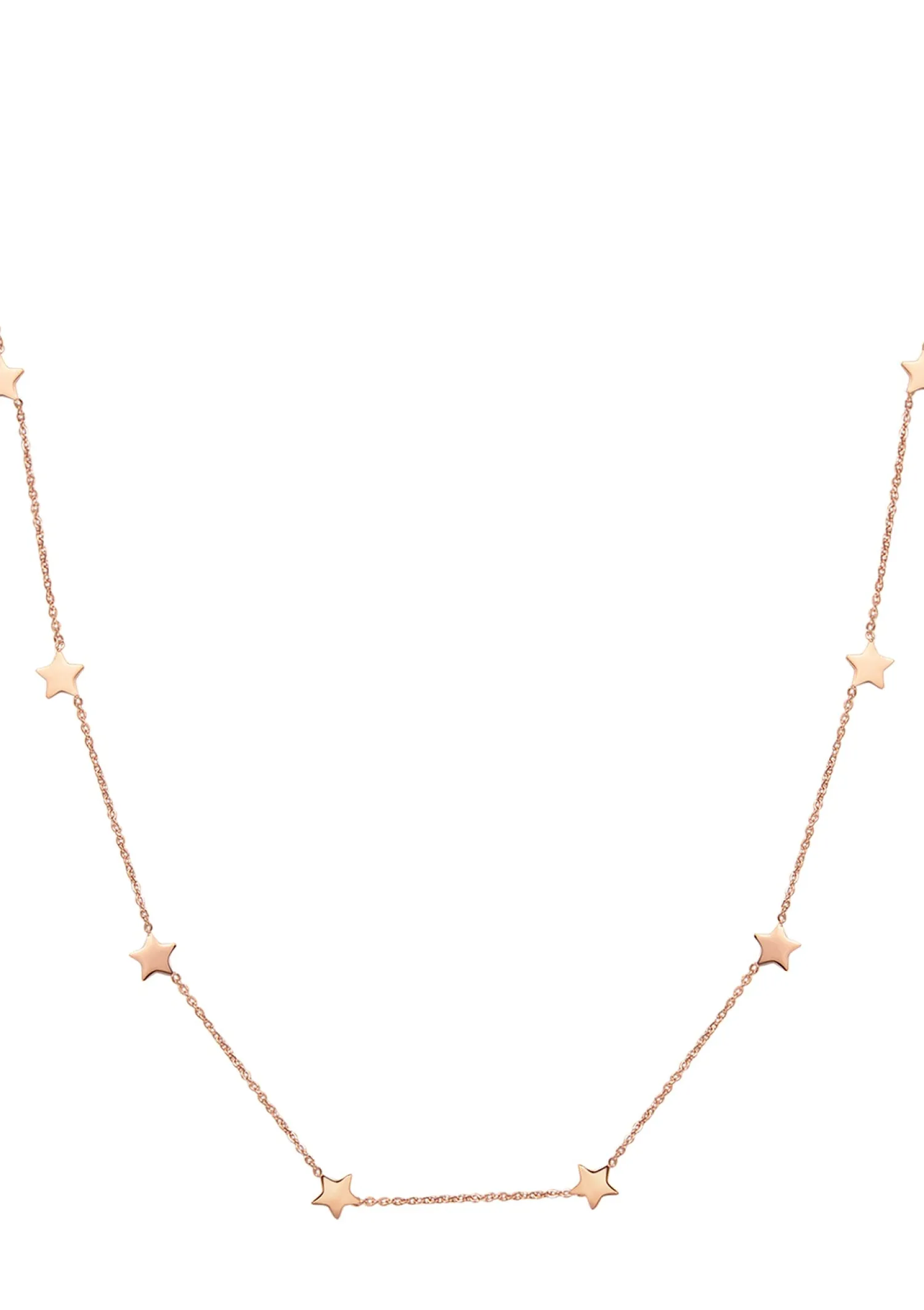 Necklace Sets | Hey Happiness Layering Ketten Sterne und Mond in Rosegold Rose Gold