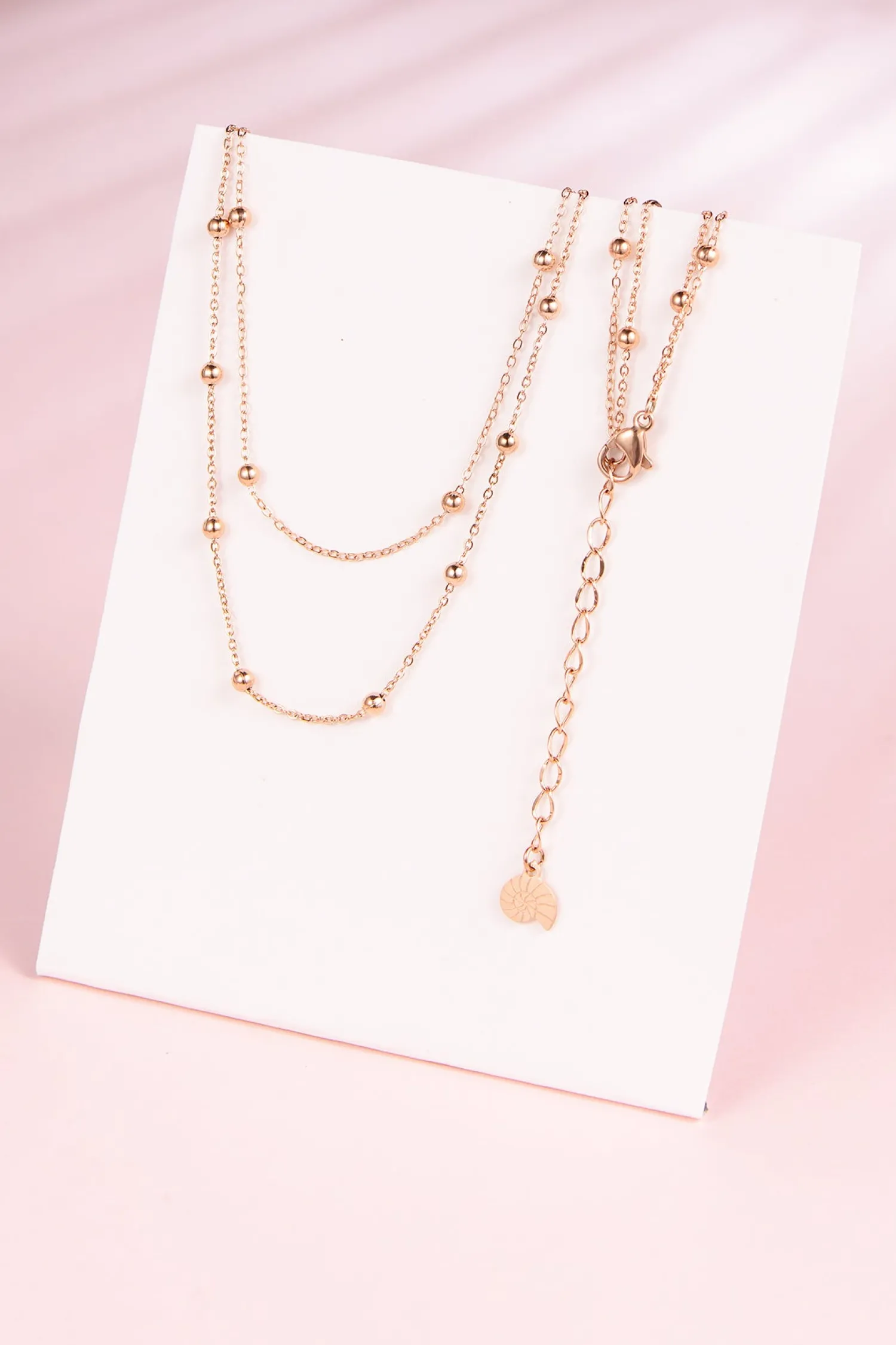Necklace Sets | Hey Happiness Layering Ketten Sterne und Mond in Rosegold Rose Gold