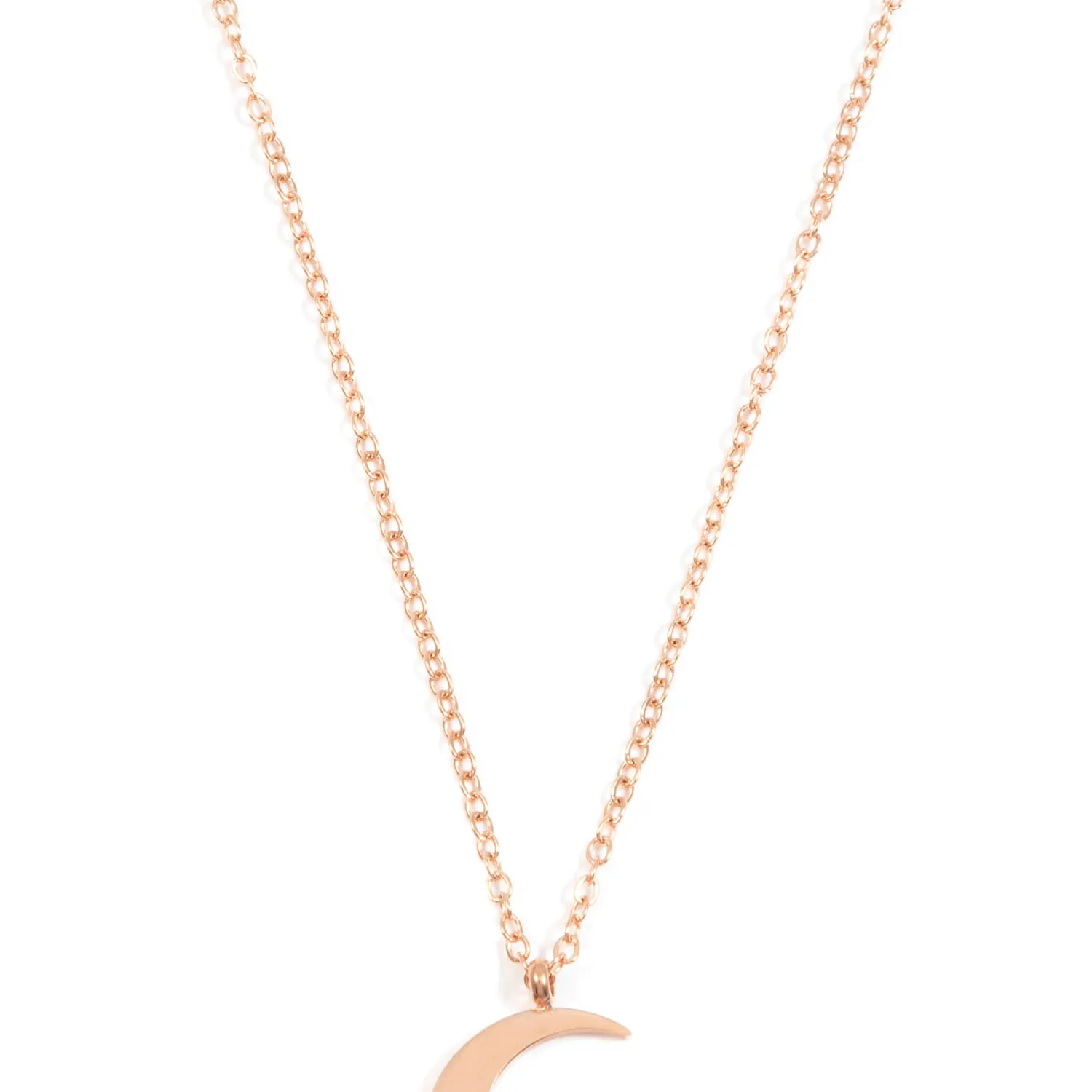 Necklace Sets | Hey Happiness Layering Ketten Sterne und Mond in Rosegold Rose Gold