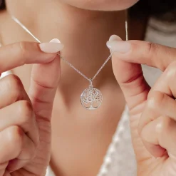 Filigrane Ketten | Hey Happiness Lebensbaum Kette Sterlingsilber