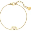 Charm Armbänder | Hey Happiness Lotus Armband in farbe Gold