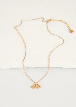 Filigrane Ketten | Hey Happiness Lotus Kette Rosegold Rose Gold
