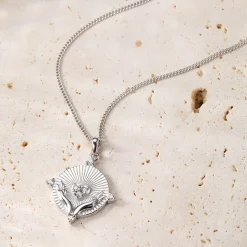 Filigrane Ketten | Hey Happiness Love Anhänger Kette aus Sterlingsilber