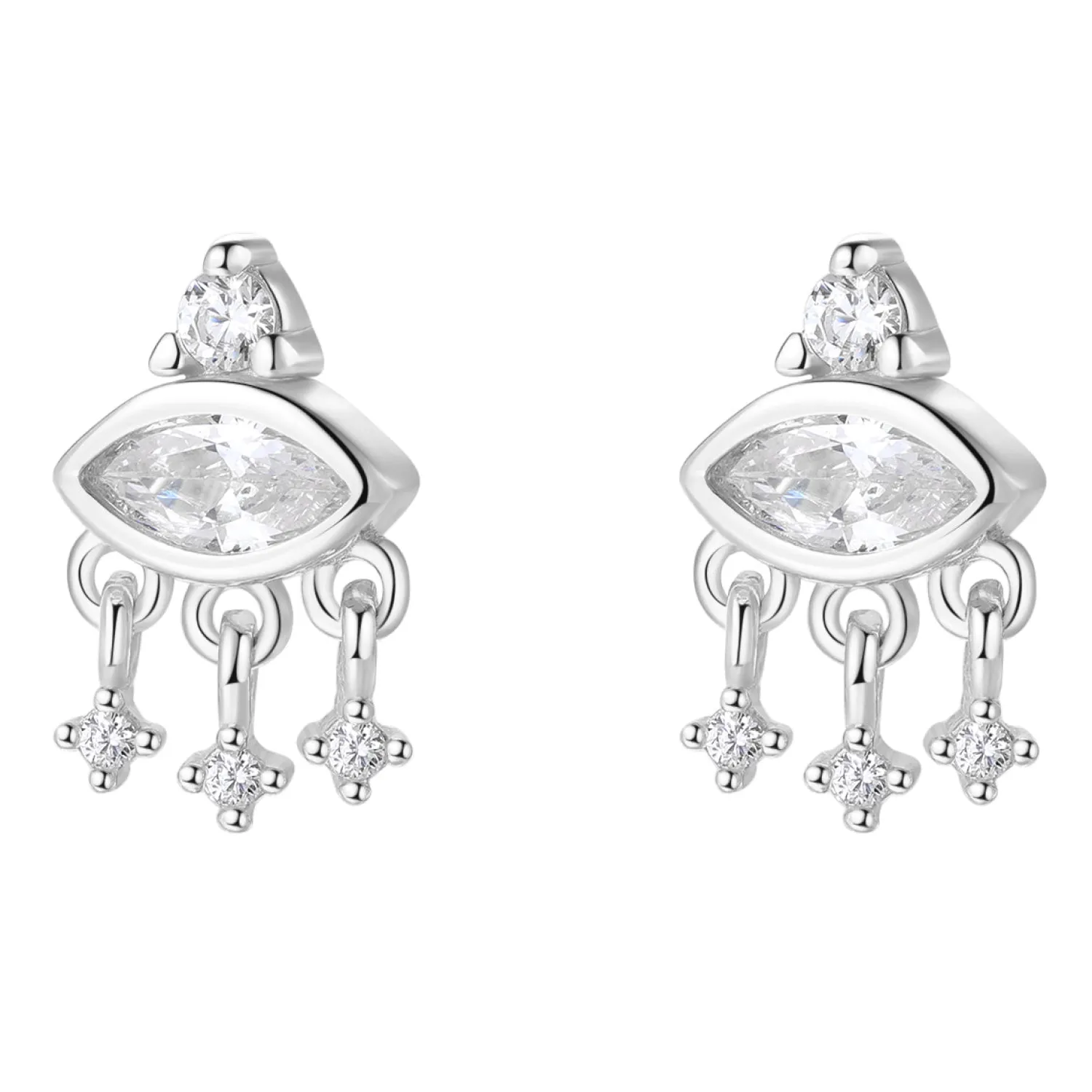 Ohrstecker | Hey Happiness Lucky Eye Ohrstecker Sterlingsilber Silver