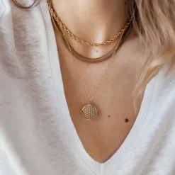 Statement Ketten | Hey Happiness Massive Schlangenkette in Gold