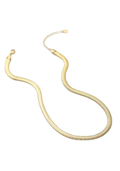 Statement Ketten | Hey Happiness Massive Schlangenkette in Gold
