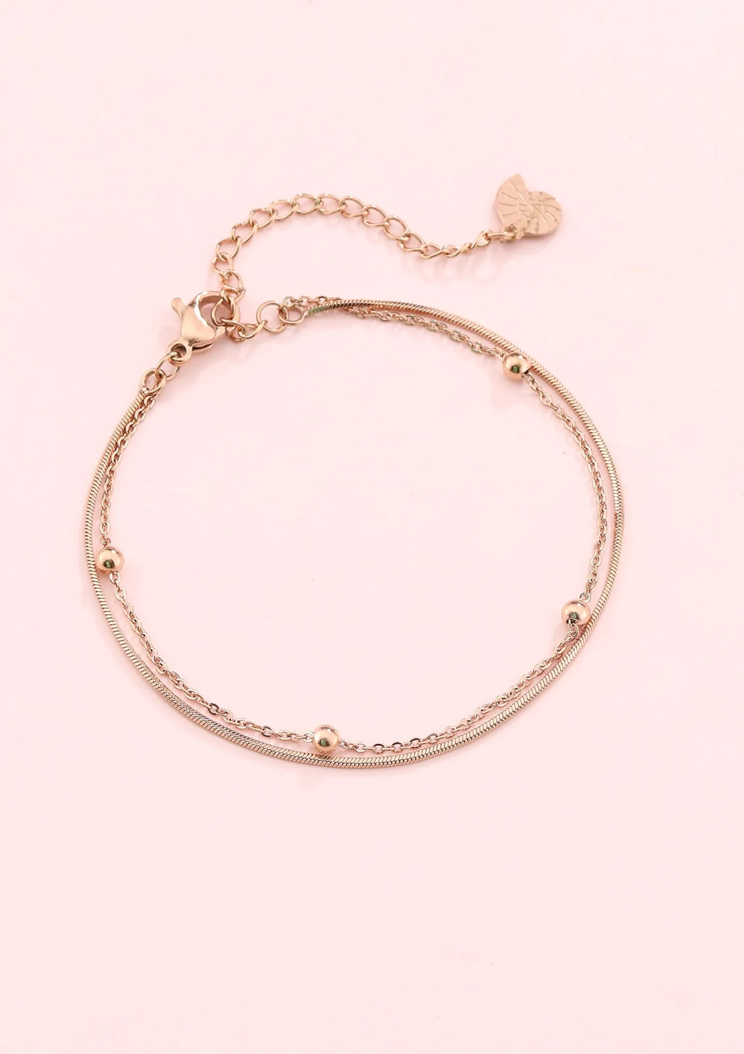 Ketten Armbänder | Hey Happiness Mehrreihiges Armband Kügelchen Rosegold Rose Gold