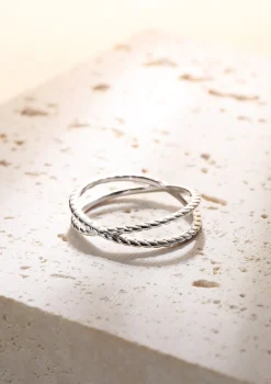 Schlichte Ringe | Hey Happiness Meridian Ring Sterlingsilber Silver