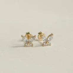 Ohrstecker | Hey Happiness Metamorphose Ohrringe 9K Gold