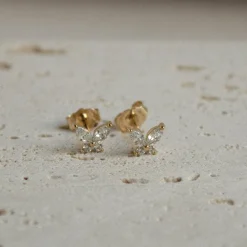 Ohrstecker | Hey Happiness Metamorphose Ohrringe 9K Gold
