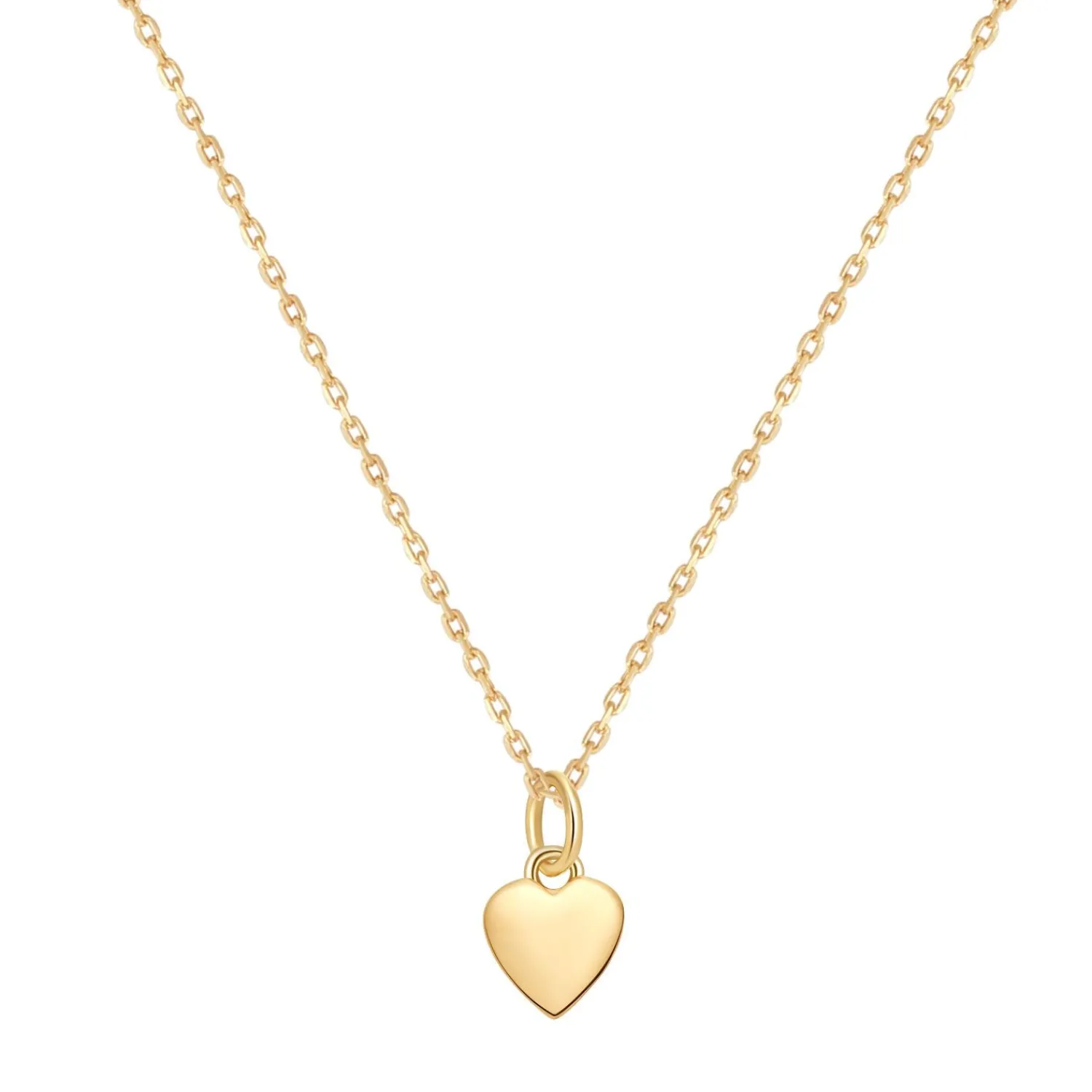 Anhänger | Filigrane Ketten | Hey Happiness Mitgefühl Anhänger Kette 14K Gold