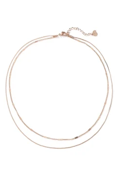 Filigrane Ketten | Hey Happiness Mix von Kabelkette und Kugelkette in Rosegold Rose Gold
