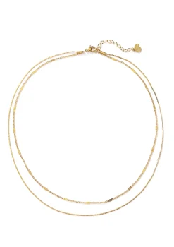Filigrane Ketten | Hey Happiness Mix von Kabelkette und Kugelkette in Gold