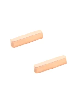 Ohrstecker | Hey Happiness Modische Linie Bar Ohrringe in Roségold Rose Gold