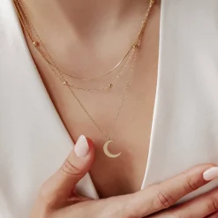 Necklace Sets | Hey Happiness Mond Layering Ketten Set
