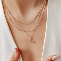 Necklace Sets | Hey Happiness Mond Layering Ketten Set