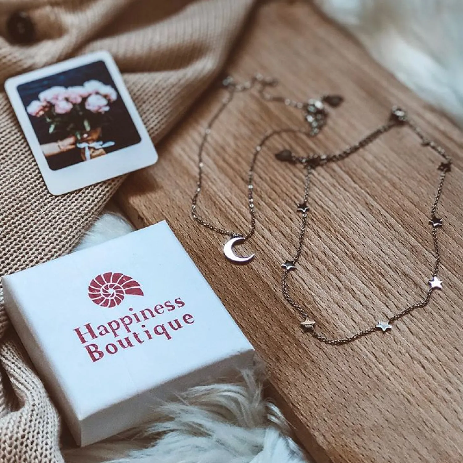 Necklace Sets | Hey Happiness Mond und Stern Schmuckset Ketten in Silberfarbe Silver