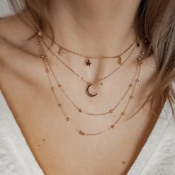 Necklace Sets | Hey Happiness Multilayer Ketten Set Rosegold Rose Gold